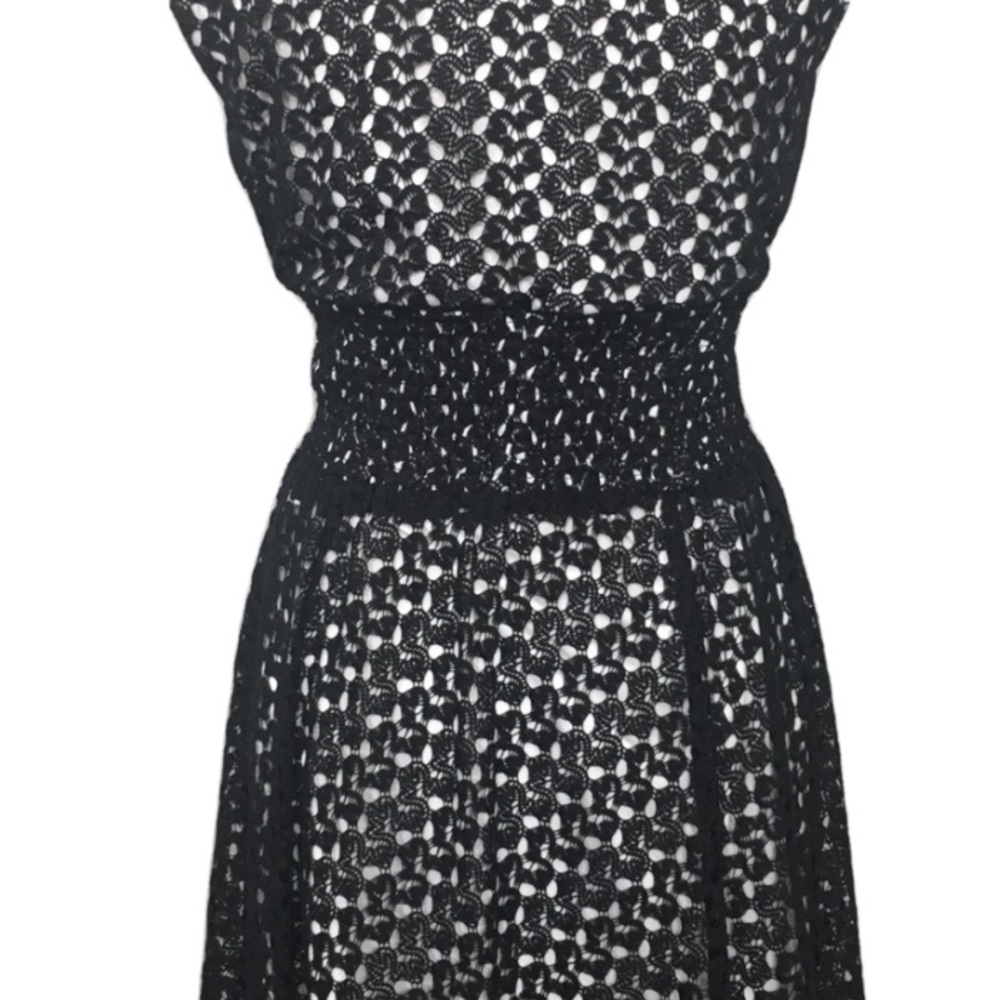 Rabbit Rabbit Rabbit Design Dress Laces Black SZ M - Picture 8 of 8